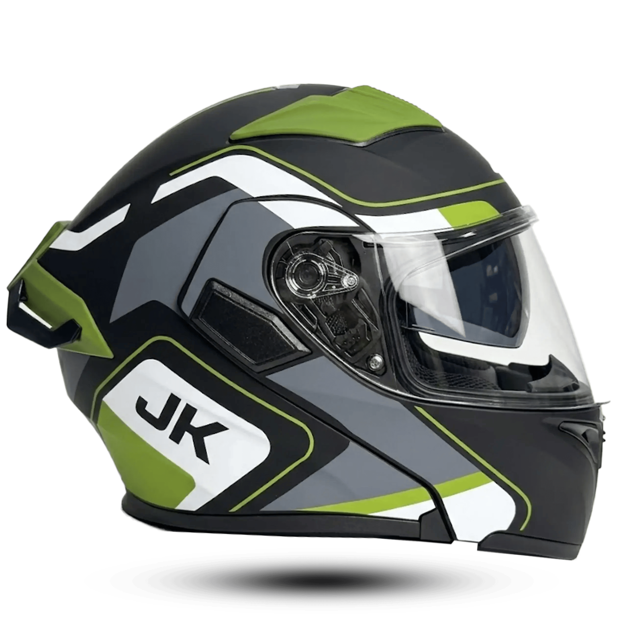 Helmet Jiekai 902 Modular Green Graphics