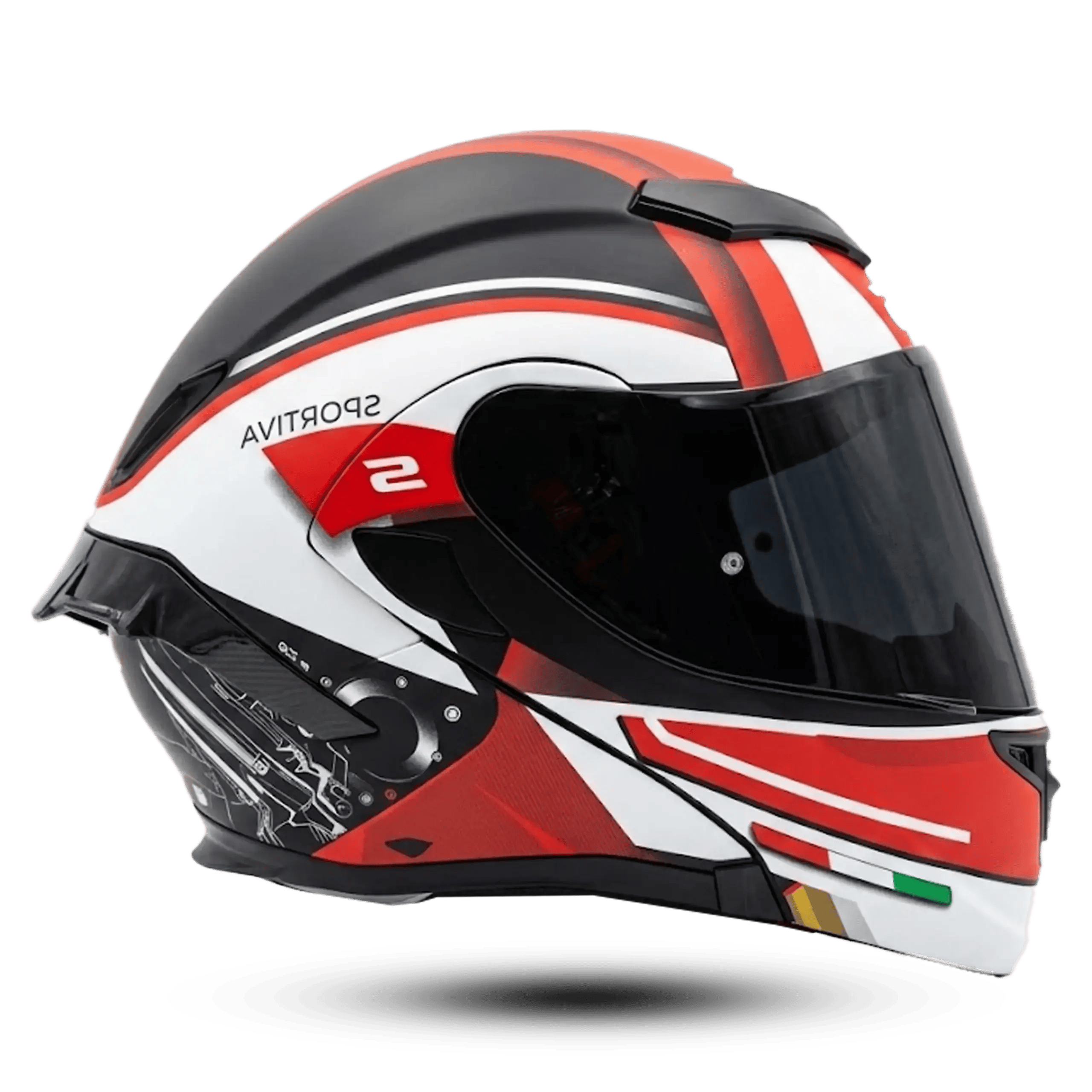Helmet Super Air 902 Modular Sportiva Matt Red