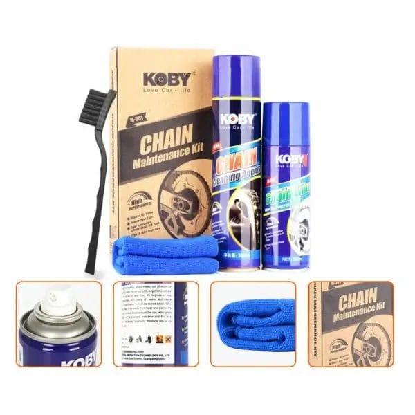 KOBY Chain Cleaner + Lube Kit