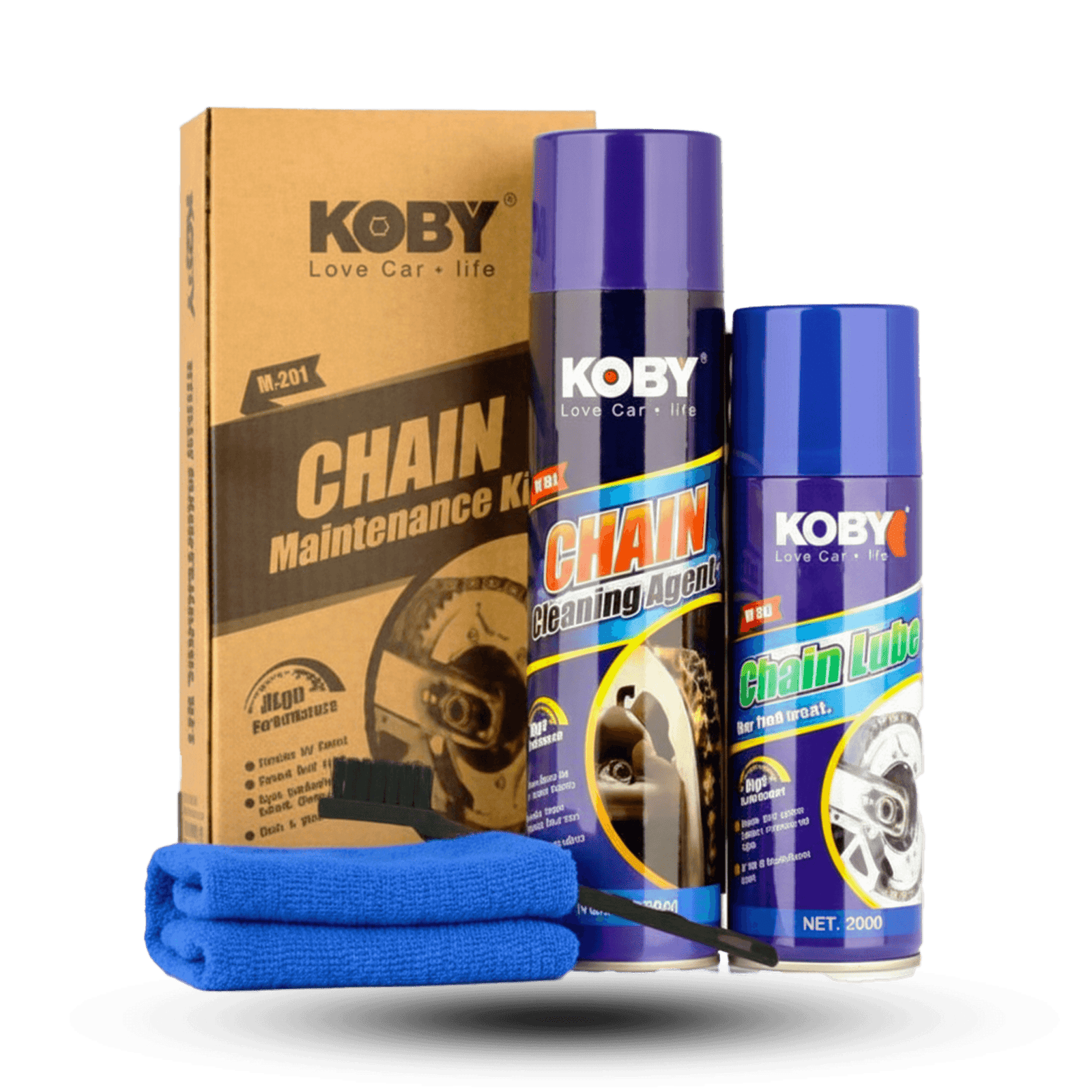 KOBY Chain Cleaner + Lube Kit