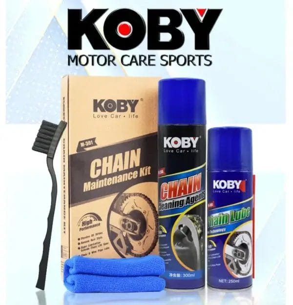 KOBY Chain Cleaner + Lube Kit