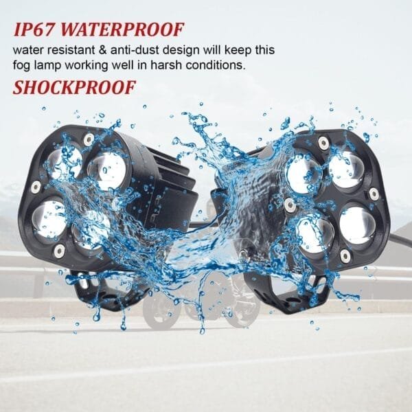 HJG 40W 4X4 Quad LED Fog Lights (Pair)