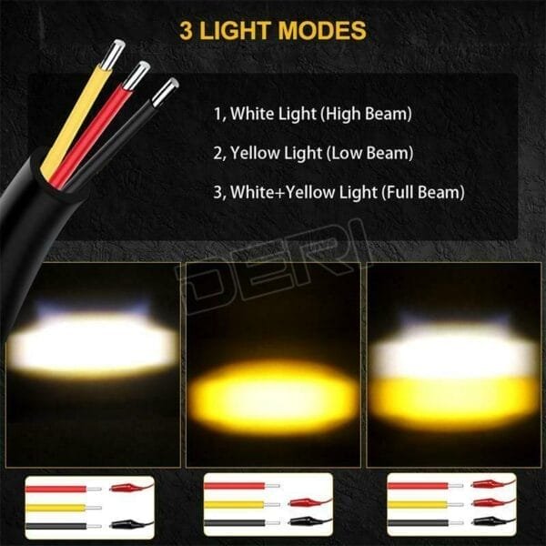 HJG V5 Dual-Lens LED (Pair)