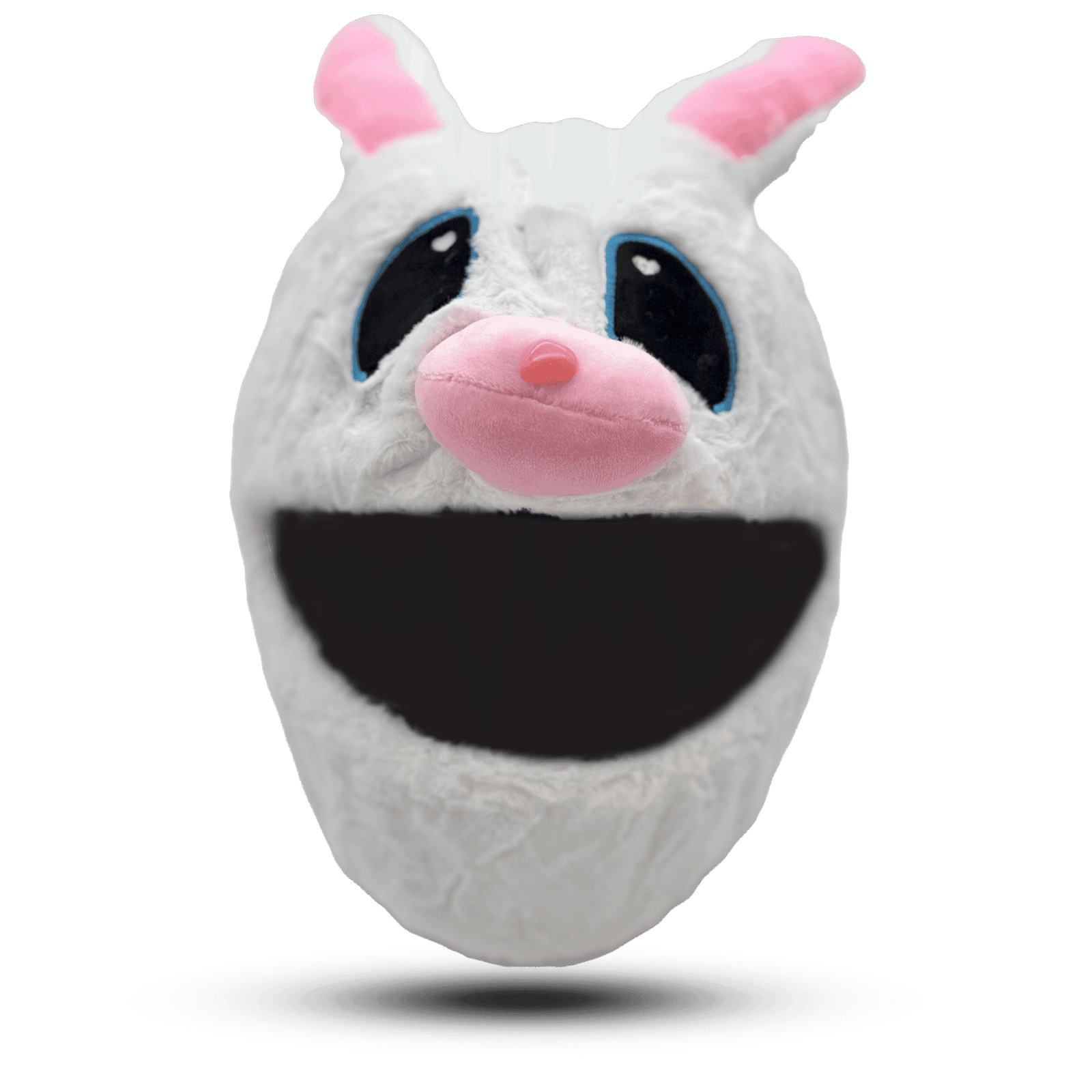 Plush Bunny Cover For Helmet