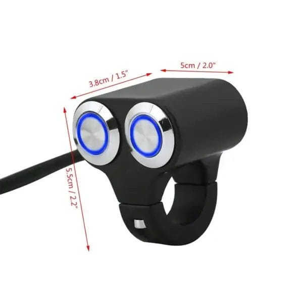 Two Way LED Metal Switch