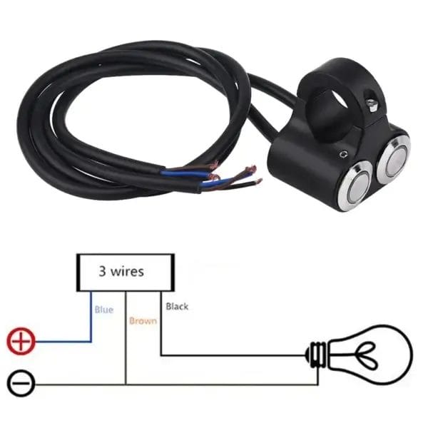 Two Way LED Metal Switch
